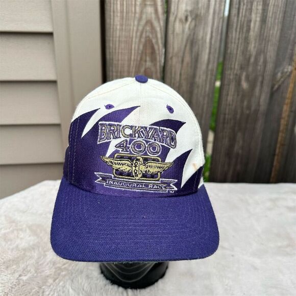 Vintage 1994 Brickyard 400 Inaugural Race Snapback Hat NASCAR - Picture 1 of 12